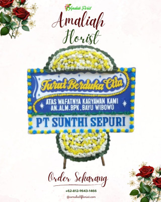 Papan Bunga Duka di Cikalang